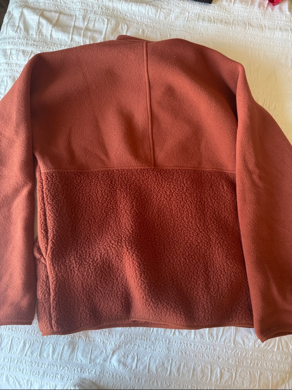 Men's Retro Pile Half-Snap Fleece Pullover
- Burnt Orange - Picture 3 of 3